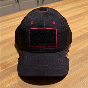 Black and Red Baseball Cap